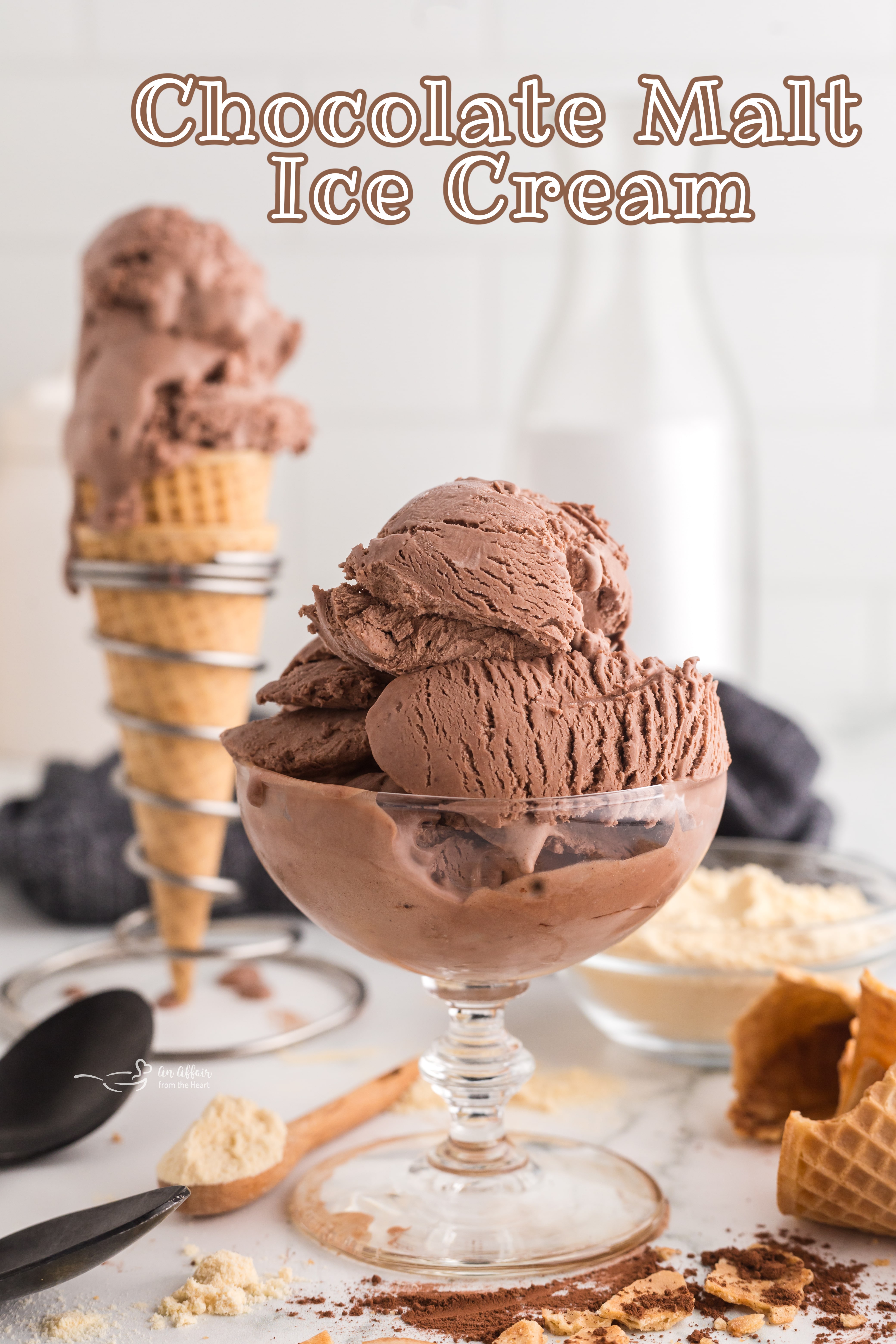 No-Churn Chocolate Malt Ice Cream: Easy Homemade Perfection